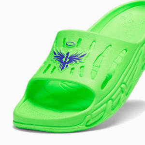Cheap Atelier-lumieres Jordan Outlet x LAMELO BALL MB.03 Basketball Slides, Green Gecko-Prism Violet, extralarge